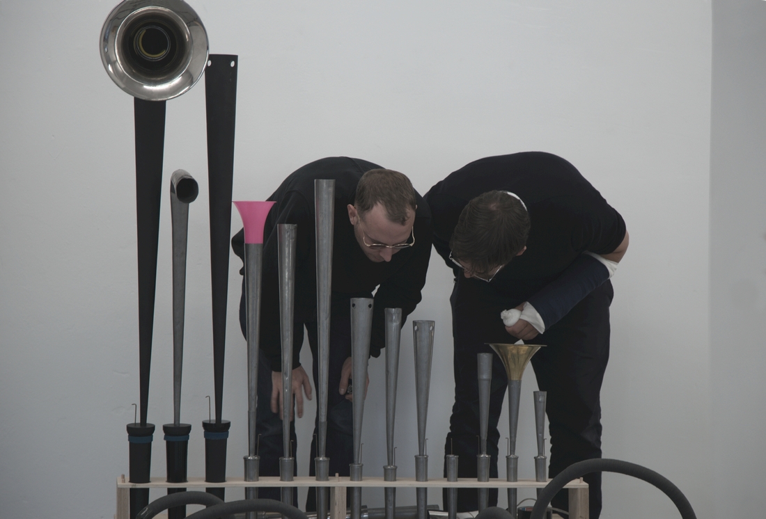 Konrad Sprenger and Phillip Sollmann - Modular Organ System. Photo: Benjamin Flieg