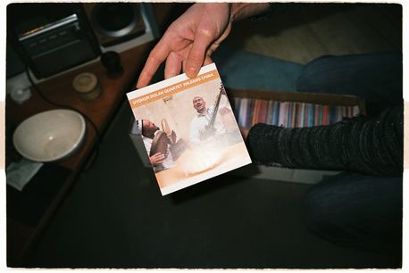 Laurent Jeanneau's music collection. Photo by Aurel Minulescu